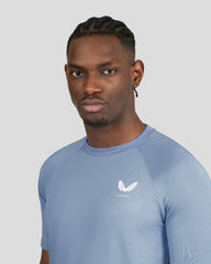 Sky Short Sleeve Crew Neck Training T-Shirt - Men’s Breathable Gym Tee, Performance Shirt