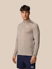 Castore Apex Training 1/4 Zip Top - Rock Grey