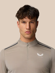 Castore Apex Training 1/4 Zip Top - Rock Grey