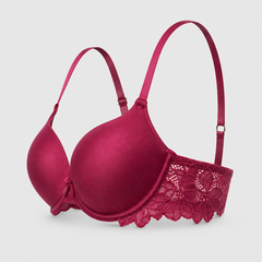 La Senza Push Up Micro Cup Lace wing Bra