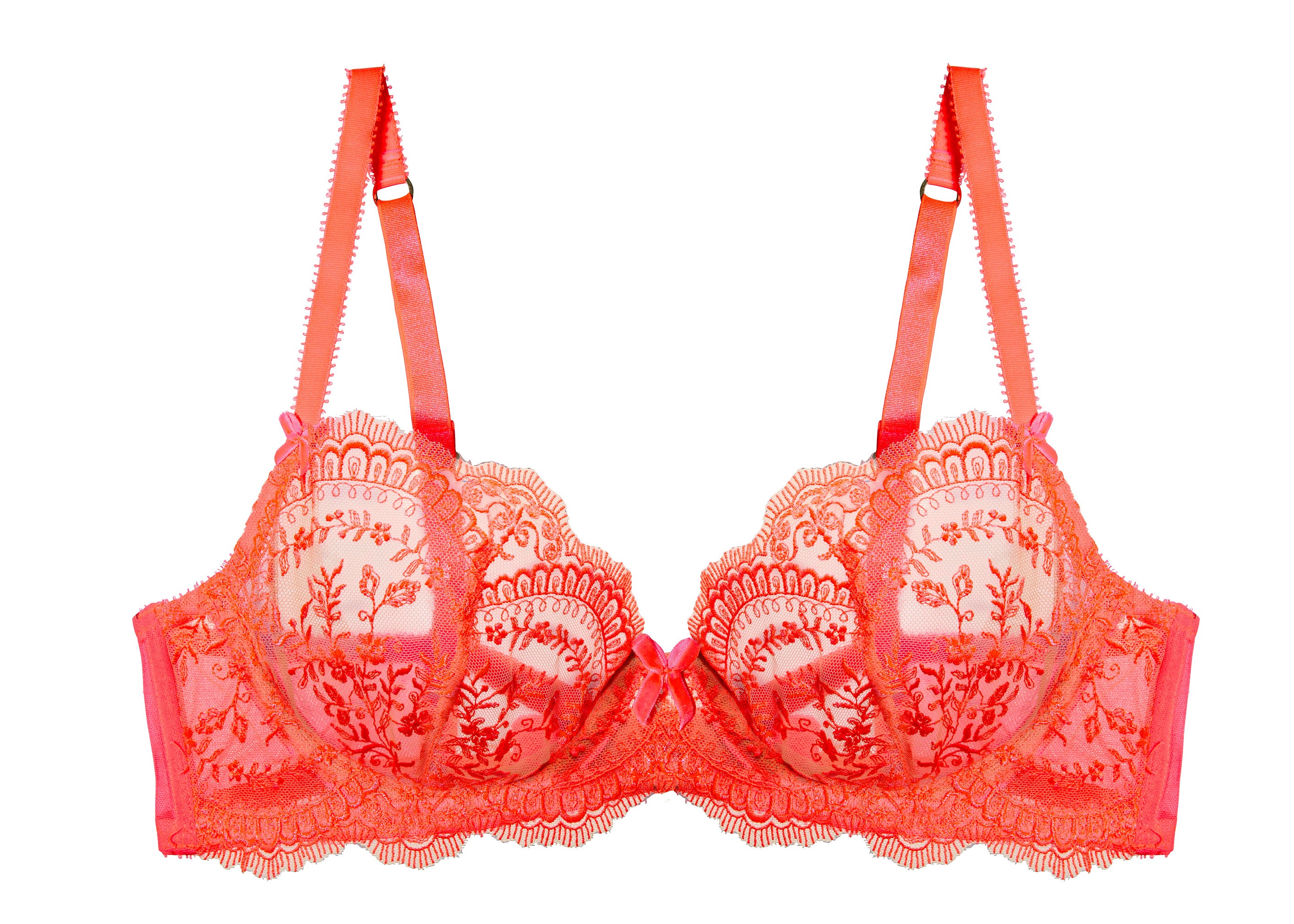 Dita Von Teese Embroidered Lace Balconette Bra Dita Von Teese Embroidered Lace Balconette Bra