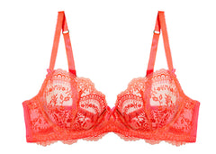 Dita Von Teese Embroidered Lace Balconette Bra