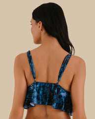 Isla & Evie Multicolour Sexy Sleep Crop Top