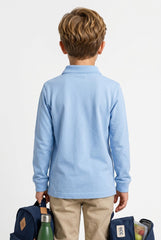 OVS Polo L/S Placid Blue