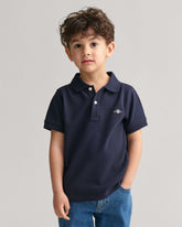 Kids Shield Piqué Polo Shirt
