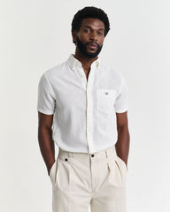Regular Cotton Linen SS Shirt