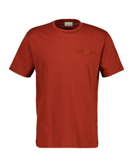 GANT Regular Fit Tonal Shield Short Sleeve T-Shirt