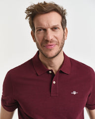 Regular Shield Short Sleeve Pique Polo