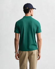 Regular Shield Short Sleeve Pique Polo