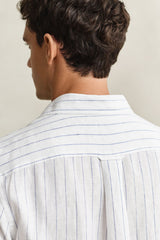 Regular Linen Stripe Shirt