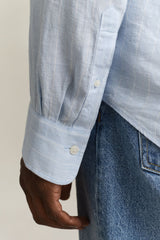 Regular Linen Stripe Shirt