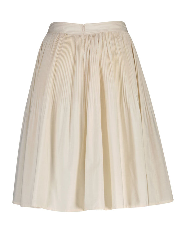 Cotton Pleated Skirt