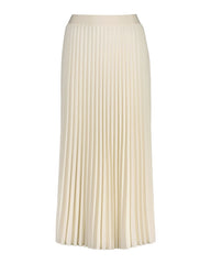 Printed Pleated Midi Skirt