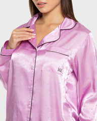 Isla & Evie All Day Relax Satin Pajama Set