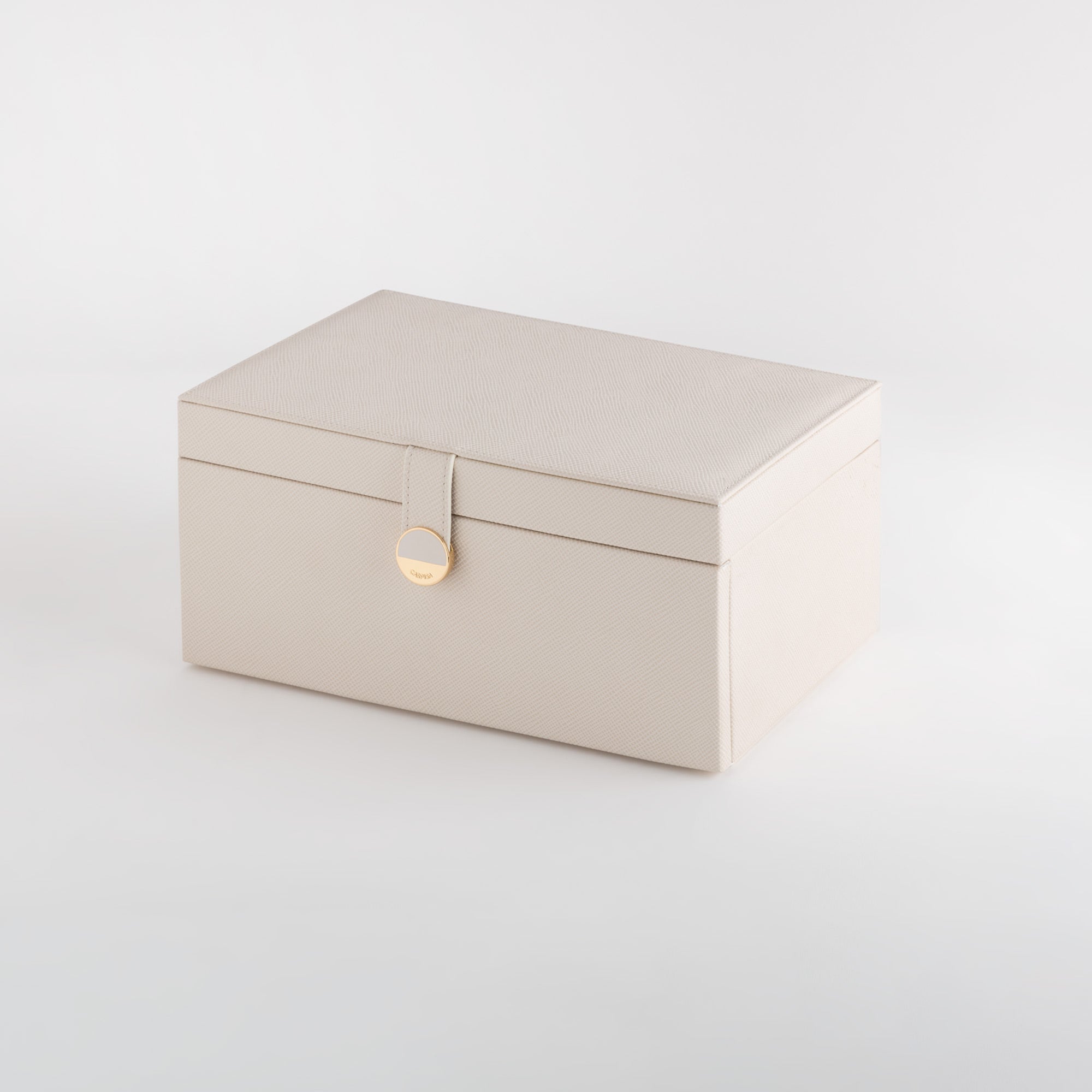 Jewellery Case-Giorgia Single Size / Cream