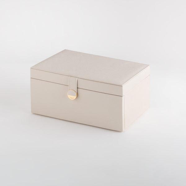 Jewellery Case-Giorgia Single Size / Cream
