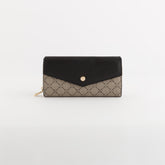 Wallets-Diana Wallet Single Size / Taupe/Black