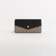 Wallets-Diana Wallet Single Size / Taupe/Black