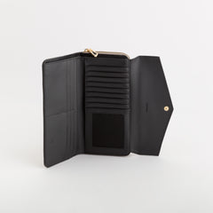 Wallets-Diana Wallet Single Size / Taupe/Black