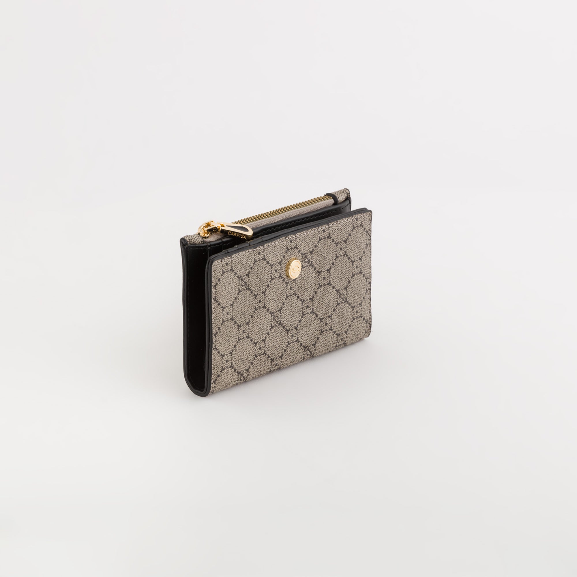 Wallets-Diana Wallet Single Size / Taupe/Black