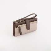 Wallets-Berna Wallet Single Size / Marble/Dark Brown