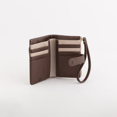 Wallets-Berna Wallet Single Size / Marble/Dark Brown