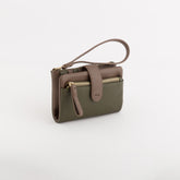 Wallets-Berna Wallet Single Size / Forest/Taupe