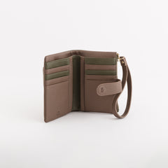 Wallets-Berna Wallet Single Size / Forest/Taupe