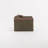 Wallets-Berna Wallet Single Size / Forest/Taupe