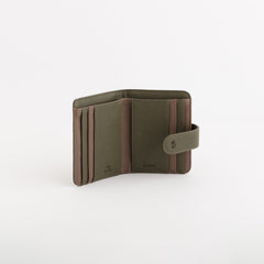 Wallets-Berna Wallet Single Size / Forest/Taupe