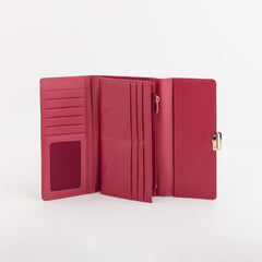 Large Wallets-Zurigo Wallet Single Size / Red