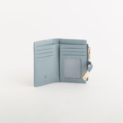 Women's Leather Wallet Petunia Wallet Magpie Blue