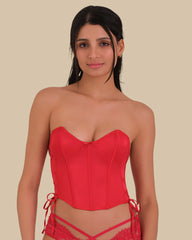 Isla & Evie Purple Sexy Sleep Bustier