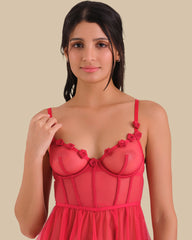 La Senza Pink Sexy Sleep Uncupped Babydoll