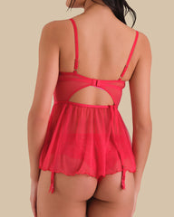 La Senza Pink Sexy Sleep Uncupped Babydoll