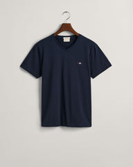 Gant Slim Fit Shield V-Neck T-Shirt