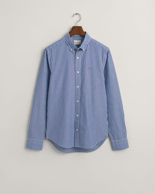 Slim Fit Striped Poplin Shirt