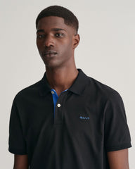 Contrast Piqué Polo Shirt