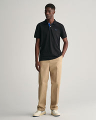 Contrast Piqué Polo Shirt