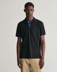 Contrast Piqué Polo Shirt