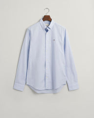 Slim Fit Poplin Shirt Light Blue / S