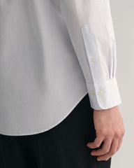 REGULAR Fit CLASSIC SHORT SLEEVE Banker Stripe Poplin Shirt LIGHT BLUE / S