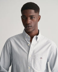 Gant Regular Fit Banker Stripe Classic Oxford Shirt