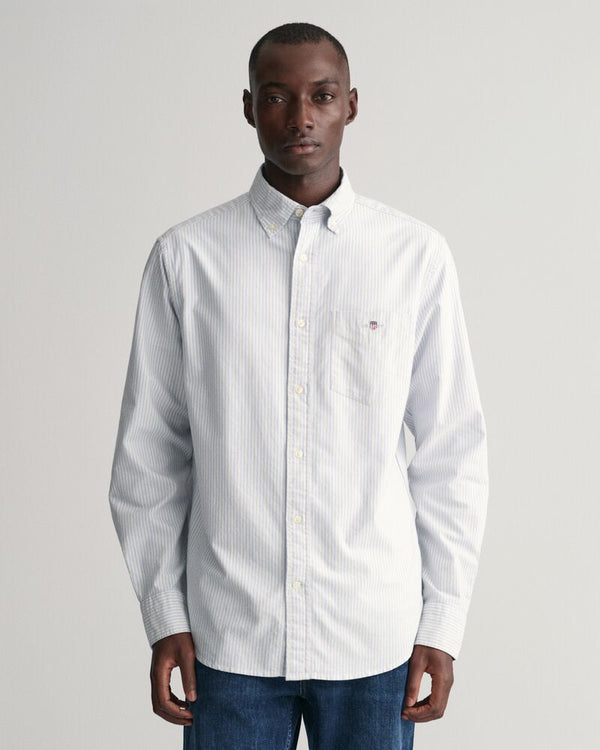 Regular Fit Banker Stripe Classic Oxford Shirt