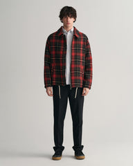 Slim Fit Banker Stripe CLASSIC SHORT SLEEVE Oxford Shirt LIGHT BLUE / S