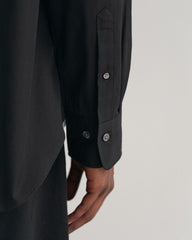 Regular Fit Pinpoint Oxford Shirt Black / S