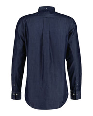 Regular Fit Indigo Shirt DARK INDIGO / S