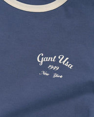 Teen Girls Script Graphic T-Shirt Washed Blue / 134/140