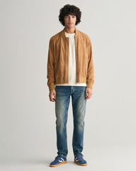 Regular Fit Vintage Wash Jeans Mid Blue Vintage / 32X34