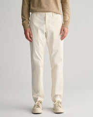 Slim Fit Sunfaded Chinos Cream / 30X32